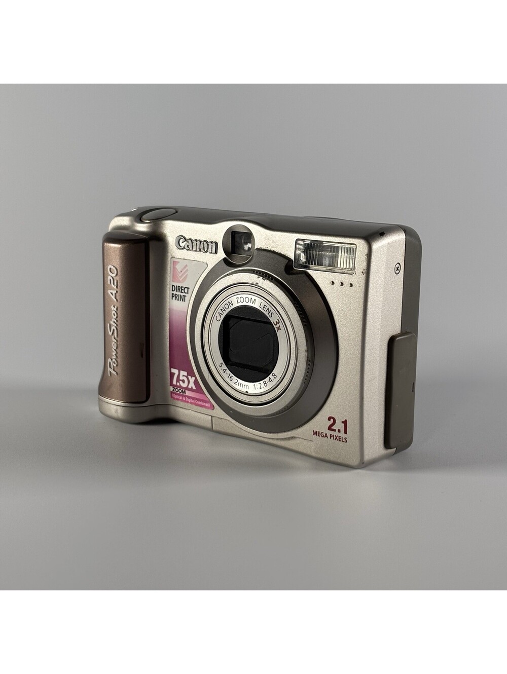 Canon PowerShot A20 2.1MP Digital Camera For PARTS / REPAIR - Bad Sensor